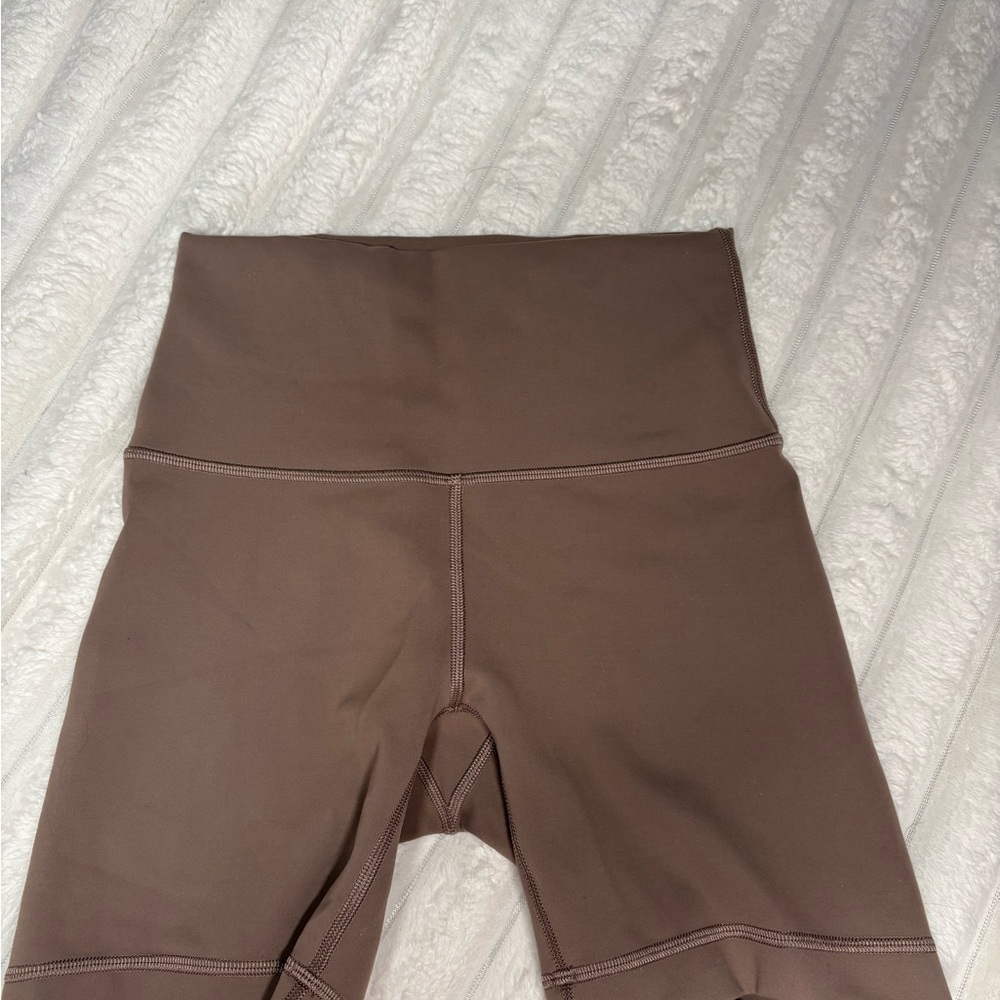 High-Waist Lululemon Brown Active Shorts